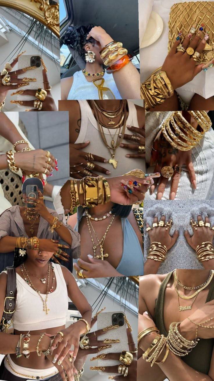 18 Gold Jewelry Outfit Ideas Image