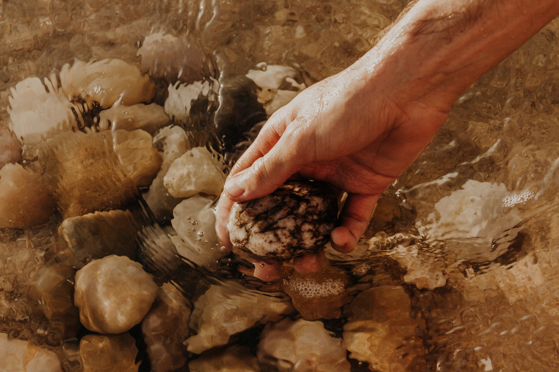 Natural Stone Cleaner woman cleaning natural stone surface
