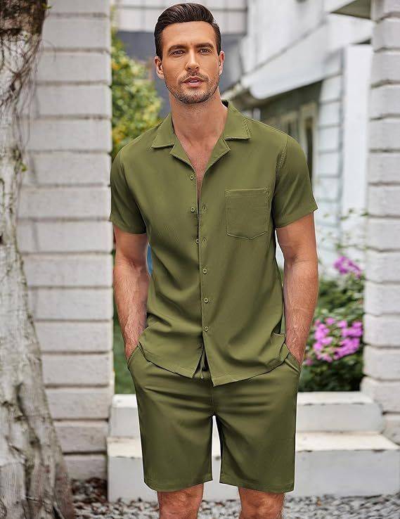 21 Green Resort Shorts Outfit Ideas Image