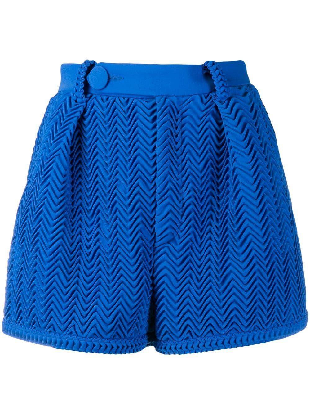 18 Blue Lace Trim Shorts Outfits Image