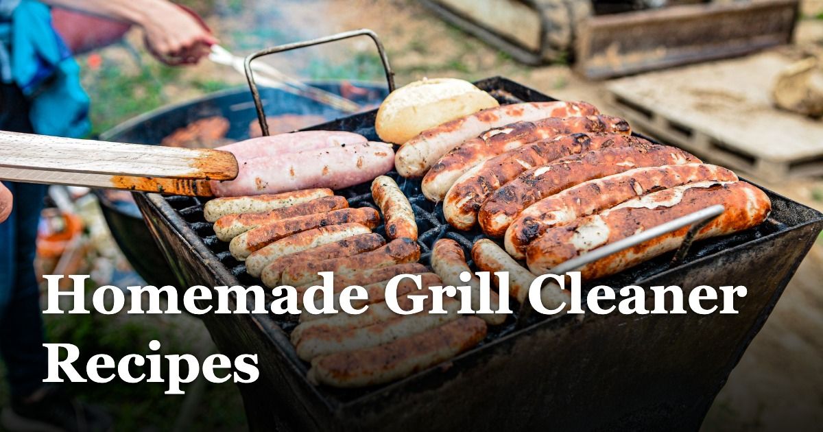 Homemade Grill Cleaner Recipes