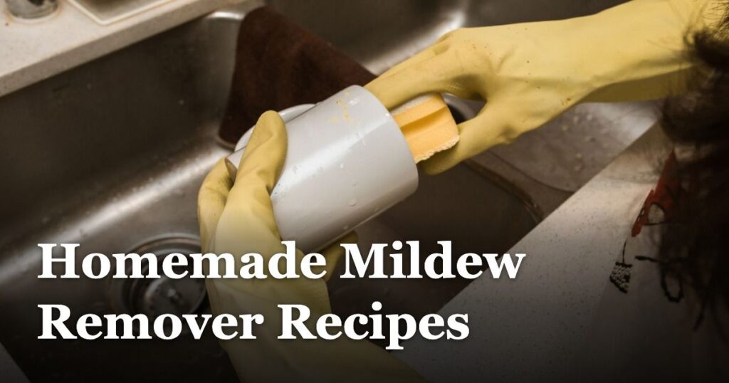 Homemade Mildew Remover Recipes