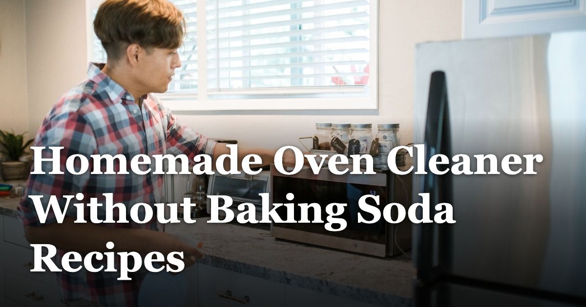 Homemade Oven Cleaner Without Baking Soda Recipes