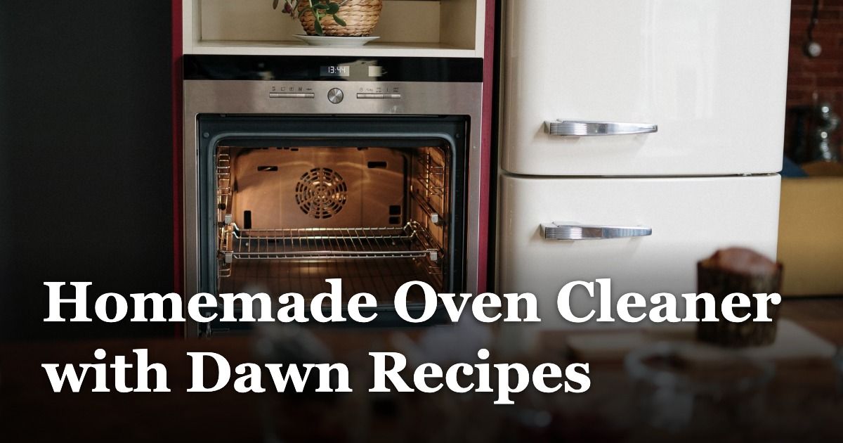 Homemade Oven Cleaner with Dawn Recipes