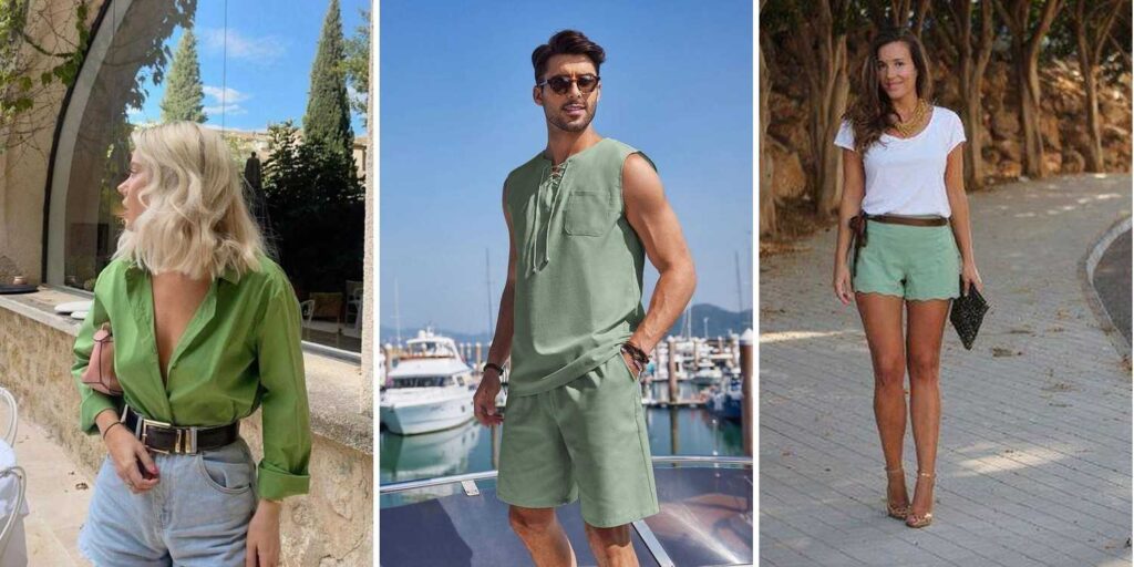 21 Green Resort Shorts Outfit Ideas