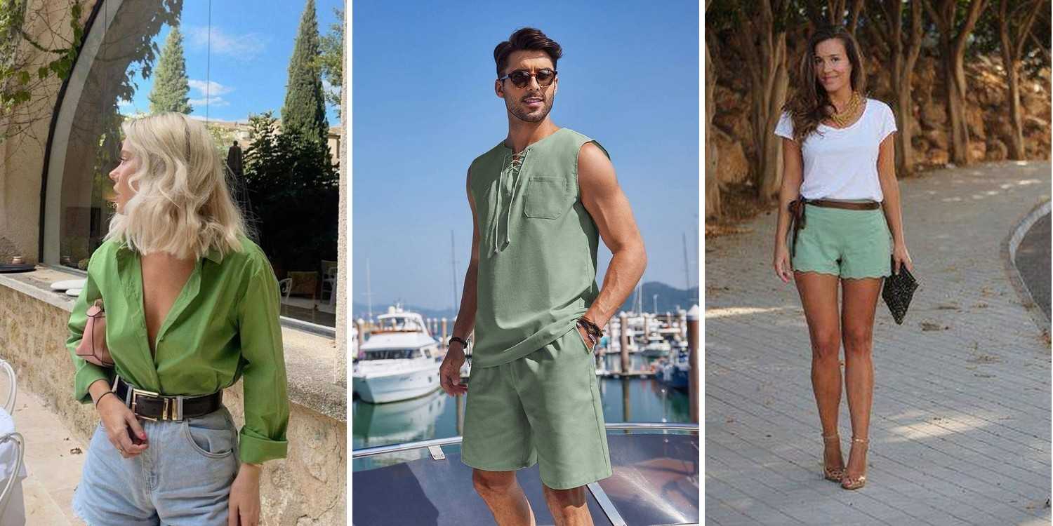 21 Green Resort Shorts Outfit Ideas
