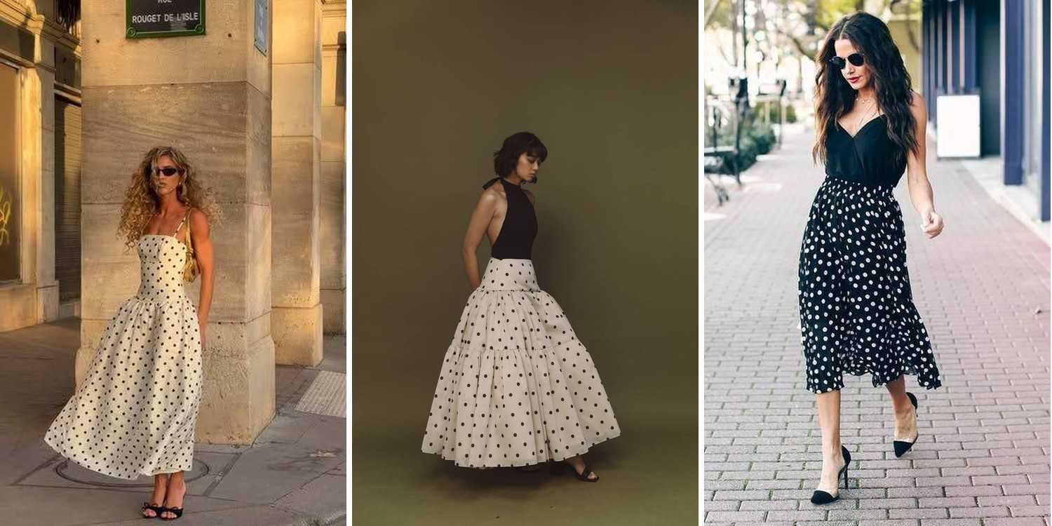20 Ivory Polka Dot Skirt Outfits