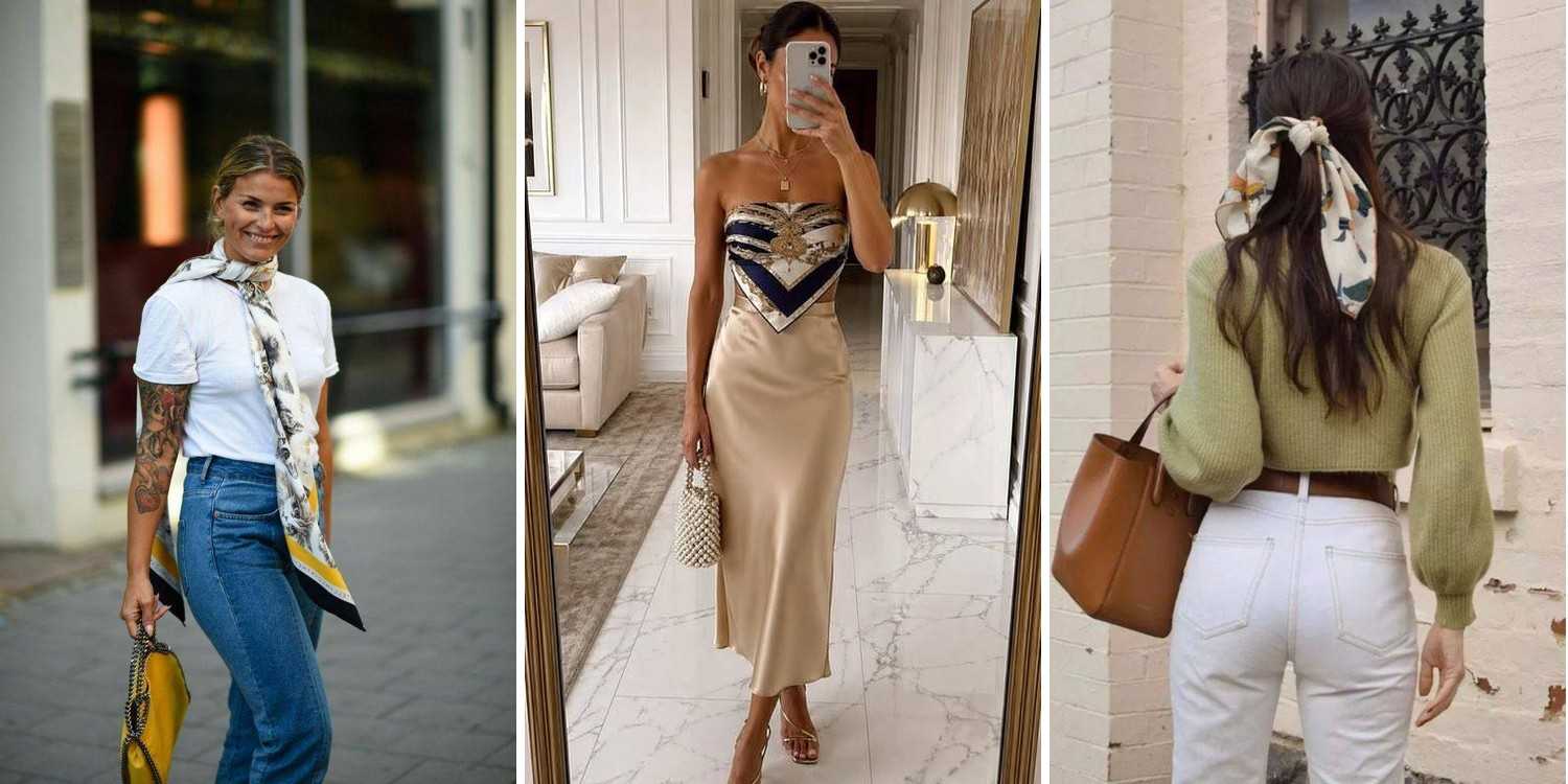 21 Silk Scarf Outfit Ideas